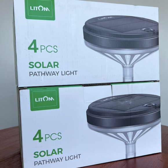 LITOM solar pathway light 4pcs adjustable height BNIB - Picture 7 of 11